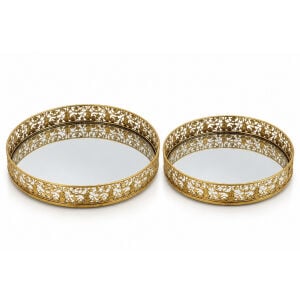 2li Set Padova Metal Tepsi 38cm Ø
