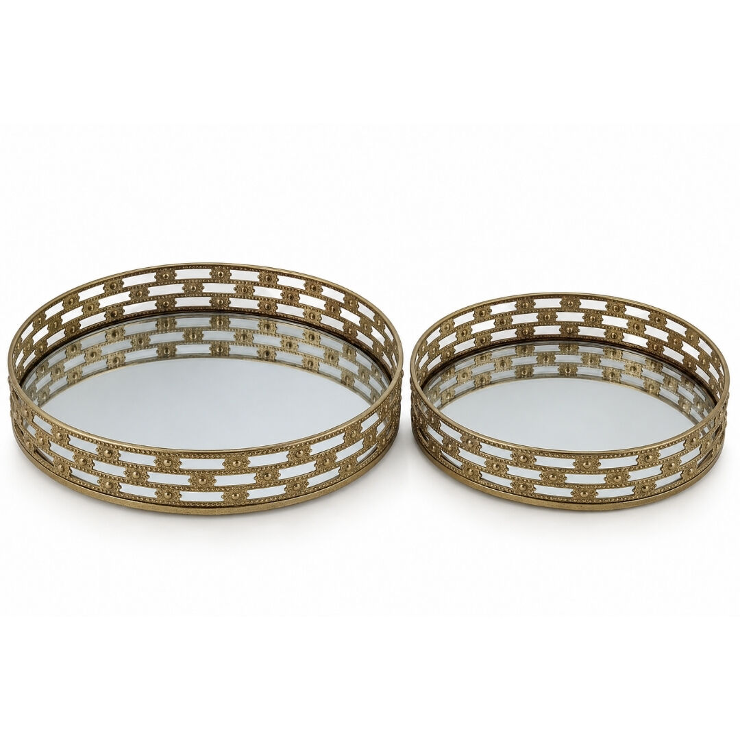 2li Set Padova Metal Tepsi 38cm Ø