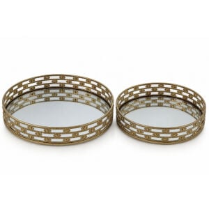 2li Set Padova Metal Tepsi 38cm Ø
