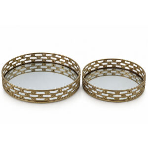 2li Set Padova Metal Tepsi 38cm Ø
