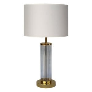 Kristal Abajur Altın 30x57cm