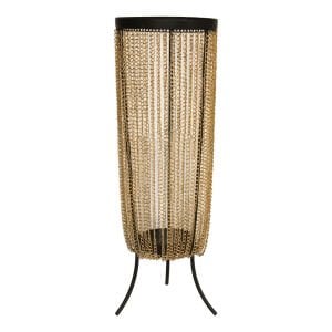 Gold Zincirli Mumluk 14x40cm