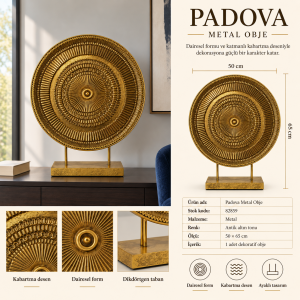 Padova Metal Obje 50x65cm