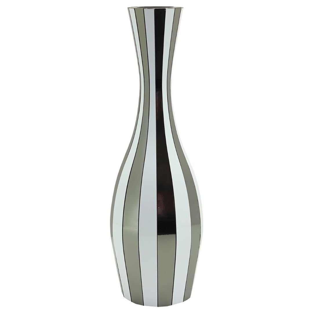 Çizgili Vazo 19x57cm