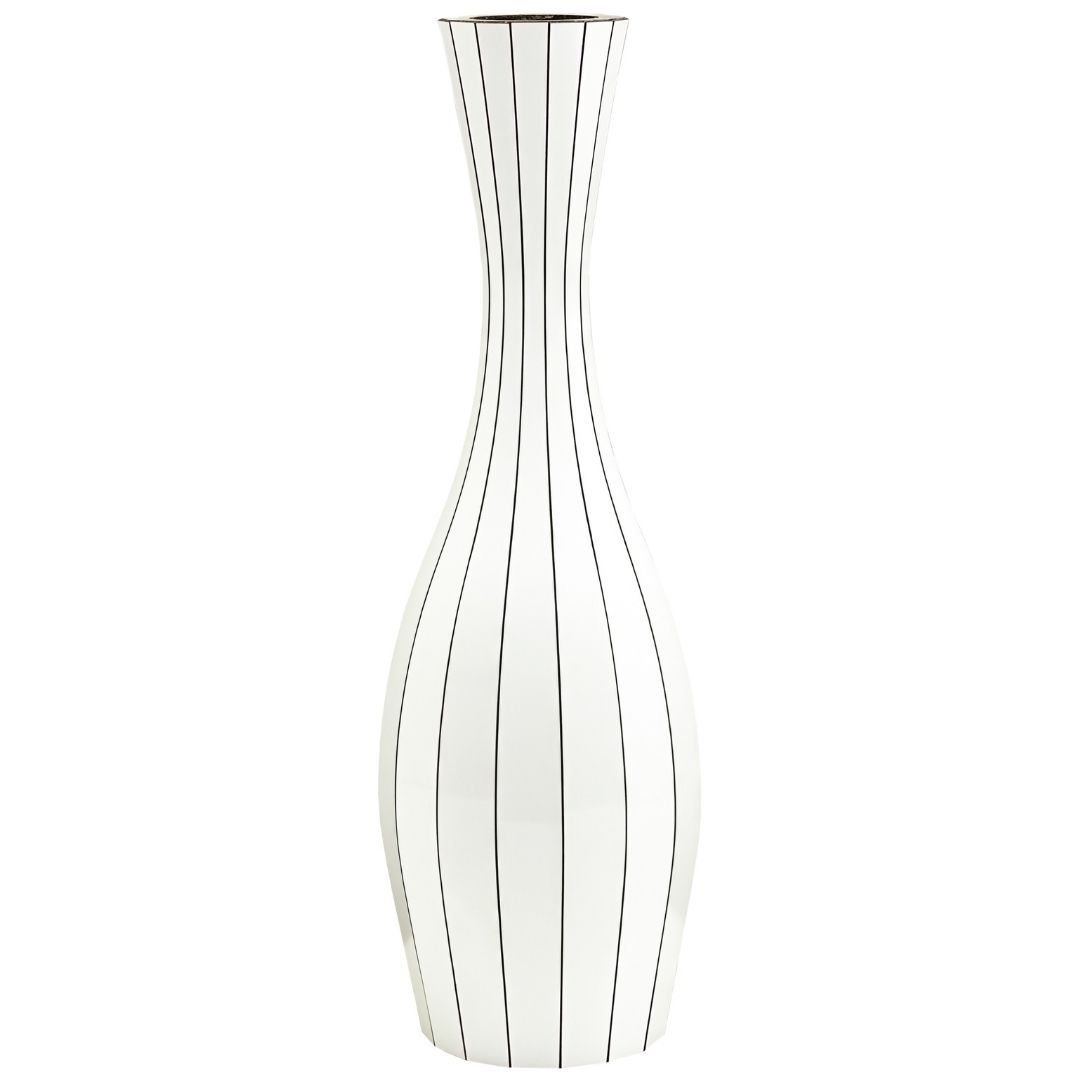 Çizgili Vazo 19x57cm