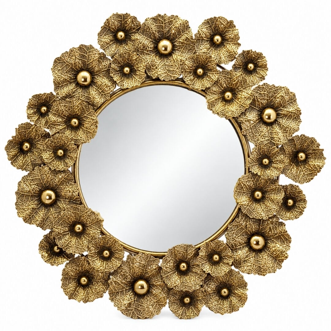 Padova Metal Duvar Aynası 100x100cm
