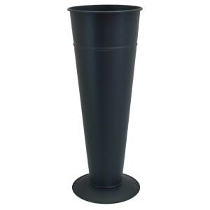 Metal Vazo Siyah 23x58cm