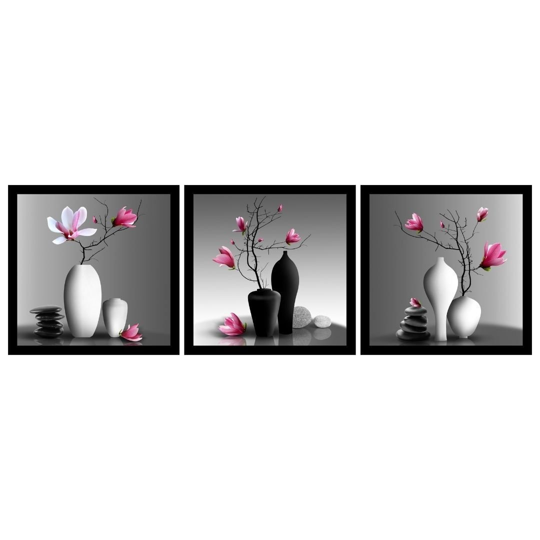 UV 3lü Set Bahardalı Tablo 60x180cm