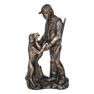 Köpekli Avcı Biblo 14x27cm