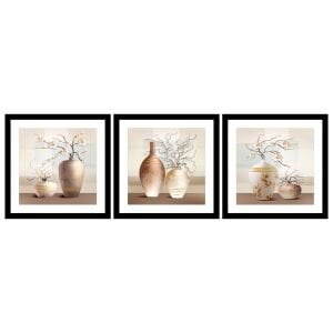 UV 3 lü Set Vazo Tablo 60x180cm