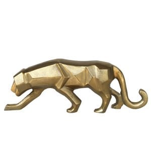 Döküm Leopar Altın 18x51cm