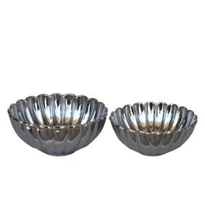 2li Set Gümüş Meyvelik 11x26cm