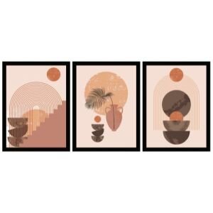 UV 3 lü Set Pastel Kase Tablo 80x180cm