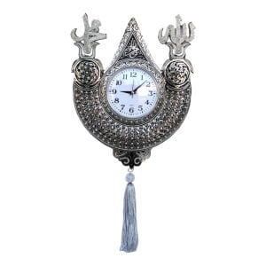 Lafızlı Esma Saat Gümüş 36x71cm