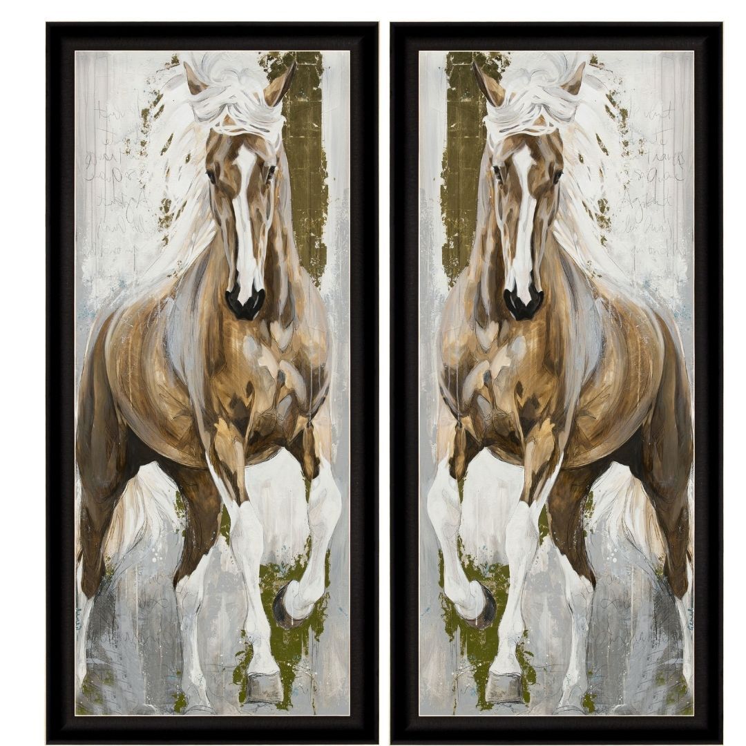 UV 2 li Set Atlar Tablo 138x144cm