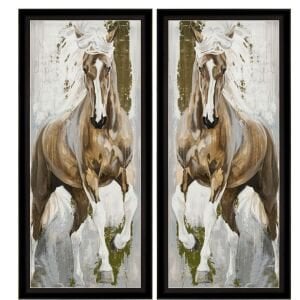 UV 2 li Set Atlar Tablo 138x144cm