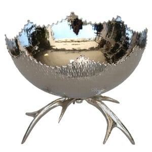 Geyik Boynuz Ayaklı Kase 16x20cm