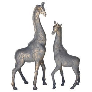 2li Set Zürafa Antrasit 19x45cm