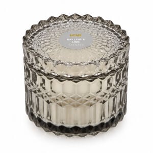 Kapaklı Jar Mum Kokulu 11x11cm Lime