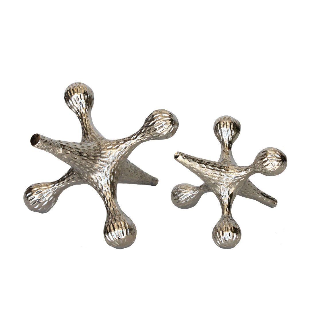 2li Set Döküm Obje 23x23cm