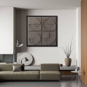 Bohemian Vizon Tablo 105x105cm