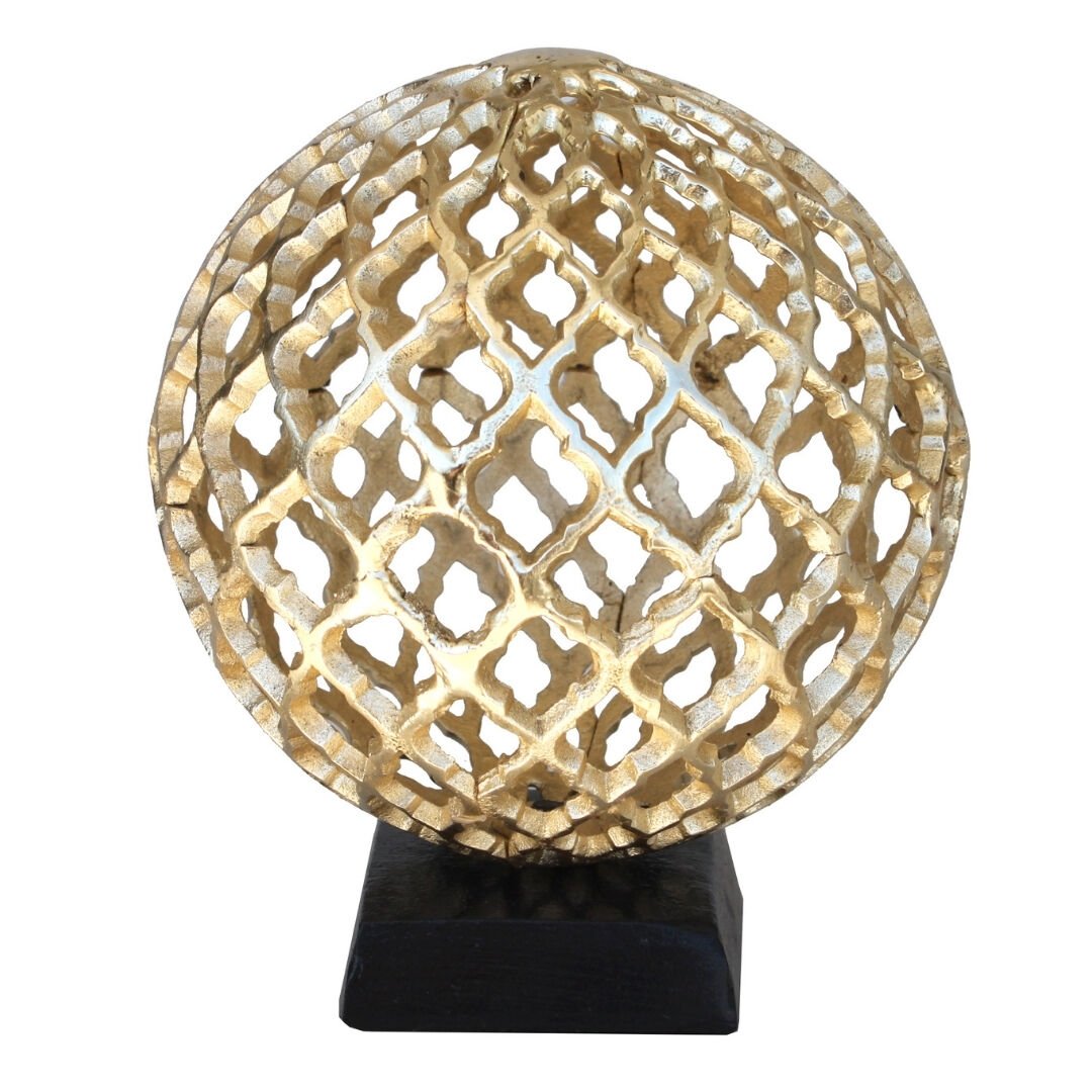 Döküm Küre Altın 15x17cm