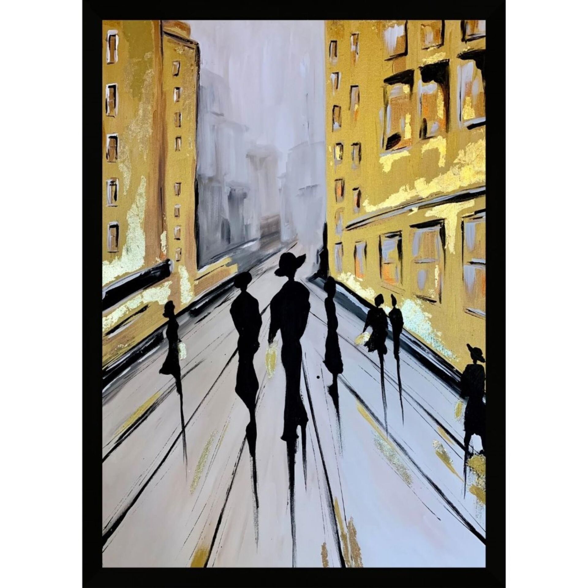 UV Soyut Kızlar Tablo 75x105cm