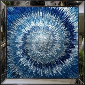 Ayna Çer. UV Soyut Tablo 93x93cm