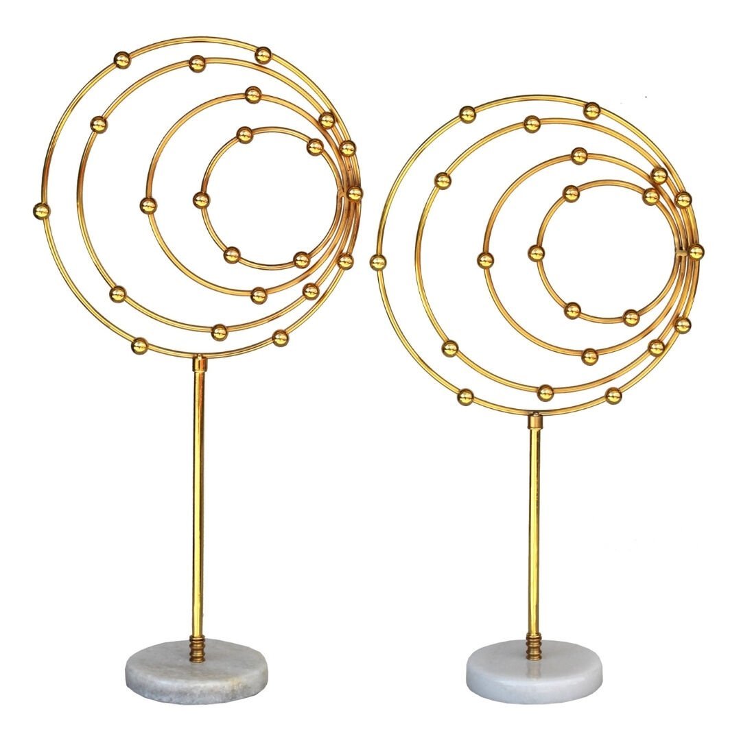 2li Set Gezegen Altın 28x57cm