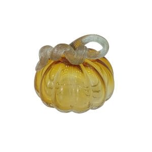 Cam Balkabağı Obje 12x14cm