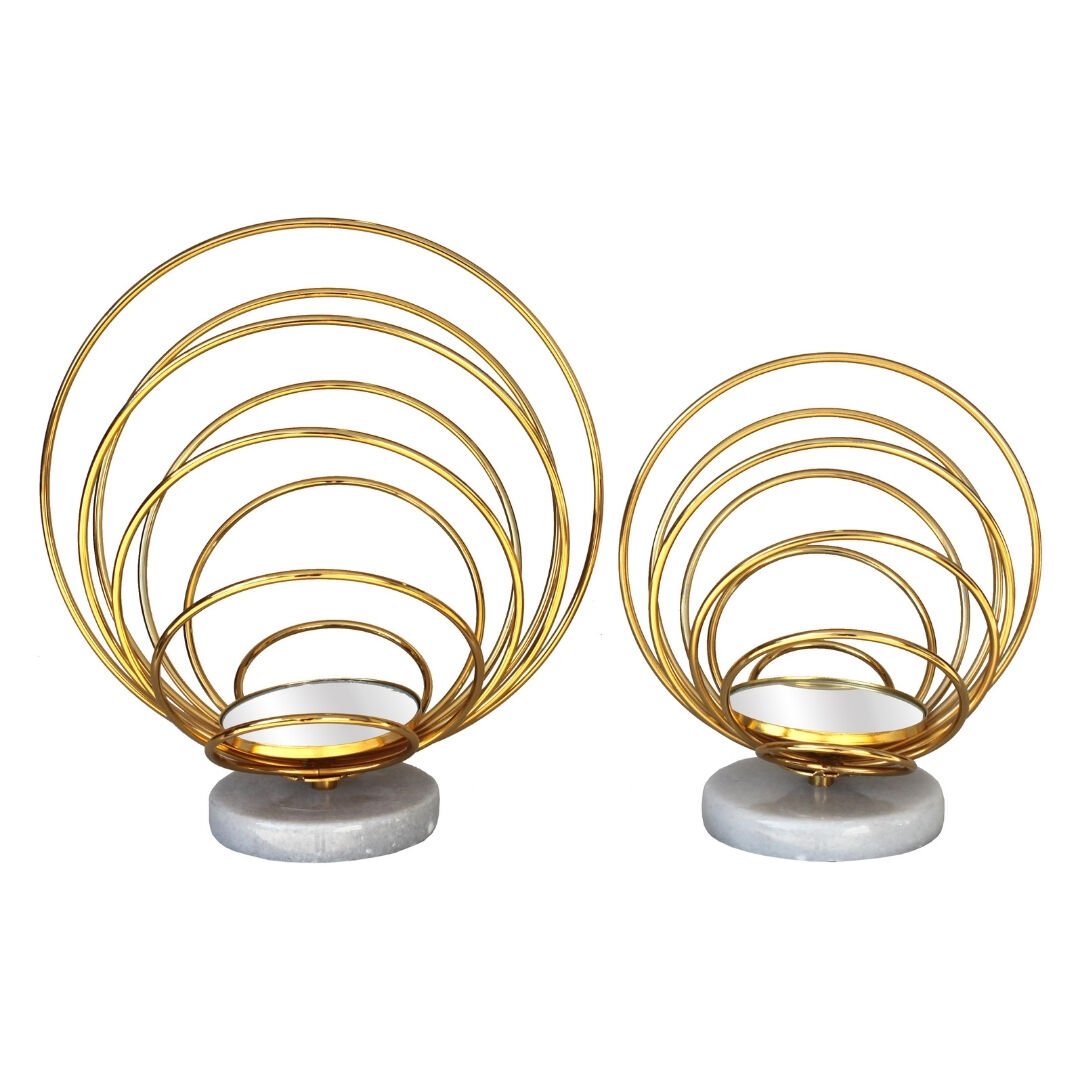 2li Set Mumluk Altın 28x31cm