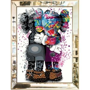 Ayna Çer. UV Kaws Tablo 83x113cm