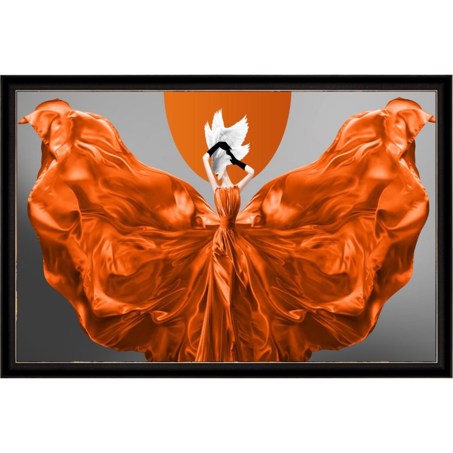 UV Turunculu Kadın Tablo 105x155cm