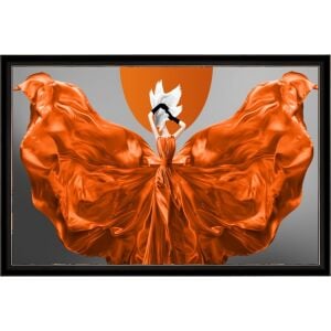 UV Turunculu Kadın Tablo 105x155cm