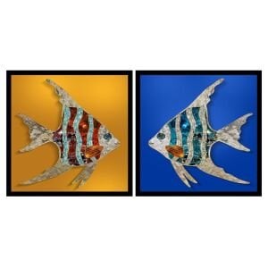 UV 2li Set Balıklar Tablo 85x170cm