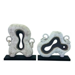 2li Set Soyut Obje 28x32cm