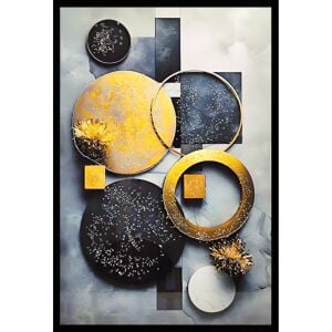 Epoksi Soyut Tablo 85x125cm