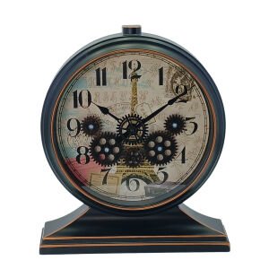 Masa Saati Siyah 28x33cm