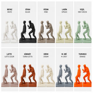 2li Set Kitap Tutucu Adamlar 16x25cm