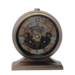 Masa Saati Bakır 28x33cm