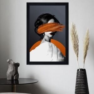 UV Soyut Kadın Tablo 105x155cm