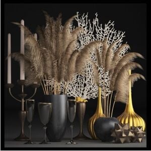 UV Vizon Pampas Tablo 85x85cm