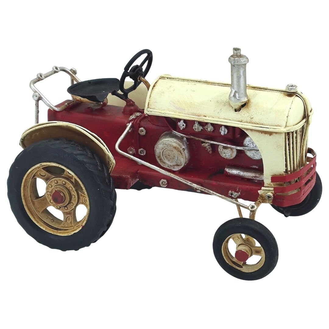 Antika Metal Traktör 10x16cm