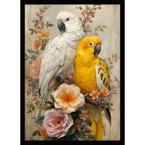 UV Papağanlar Tablo 60x80cm