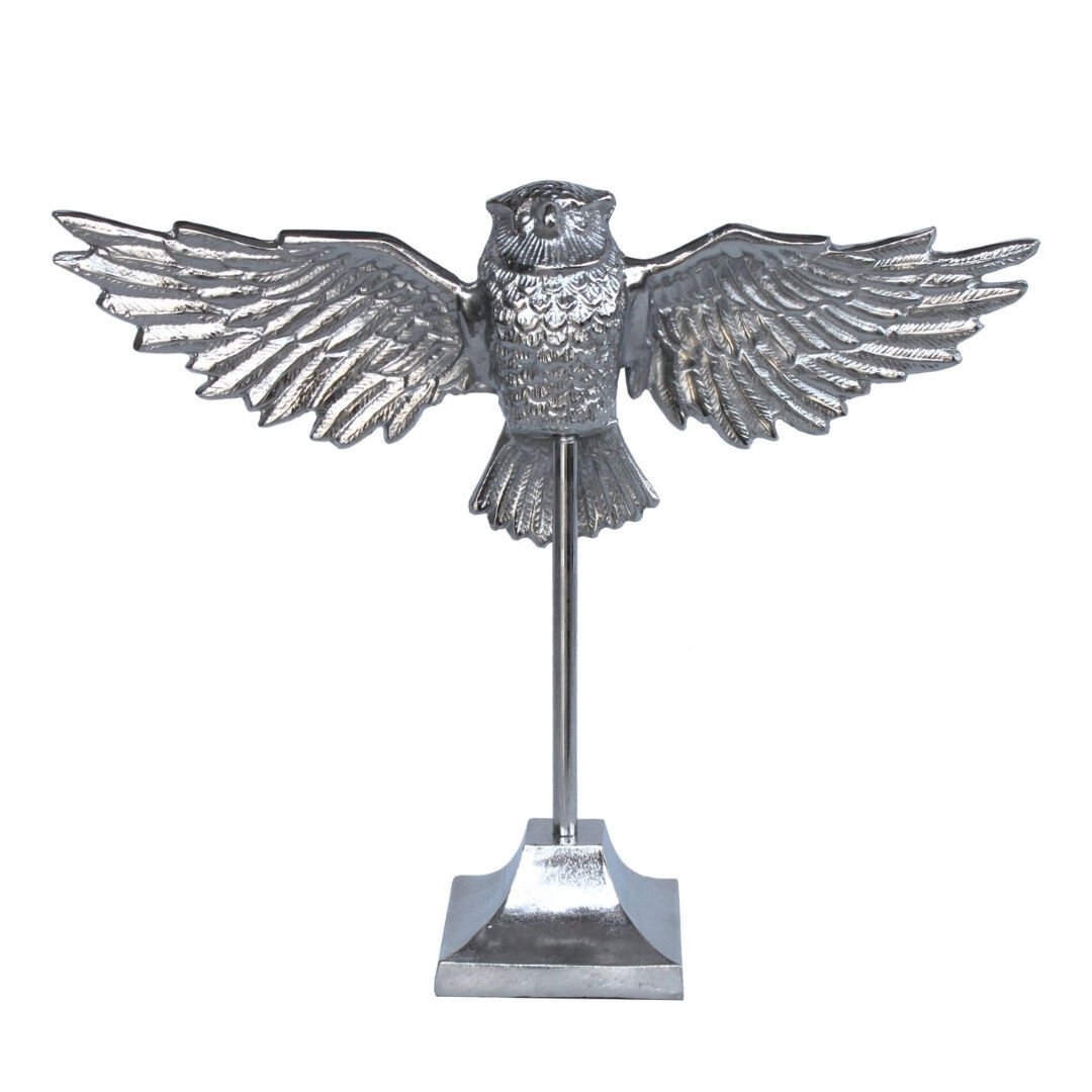 Döküm Standlı Baykuş 35x43cm