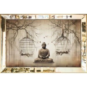 Ayna Çer. UV Buda Tablo 83x113cm