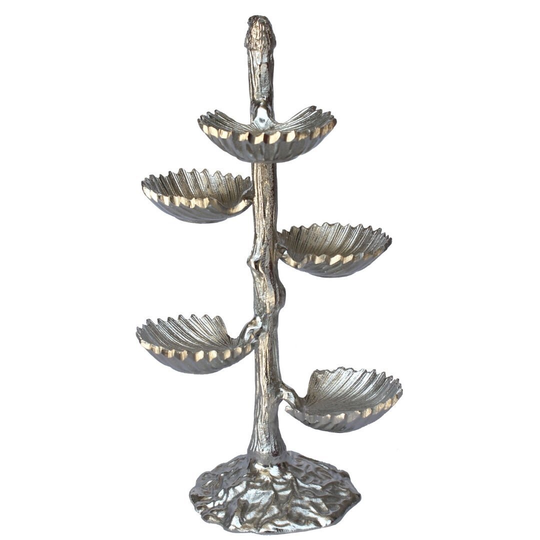 5li Gümüş Sunumluk 23x43cm