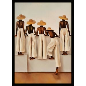 UV Afrikalı Çocuklar Tablo  75x105cm