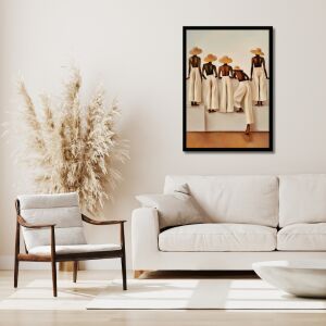 UV Afrikalı Çocuklar Tablo  75x105cm