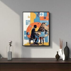 UV Piyanist Tablo 60x80cm